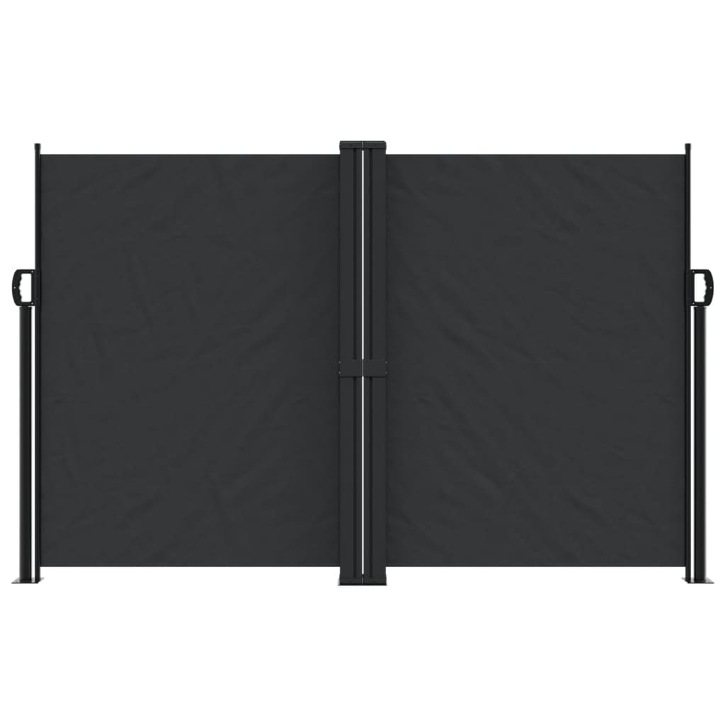 Pare-brise Vidaxl extensible 160x1200 cm noir