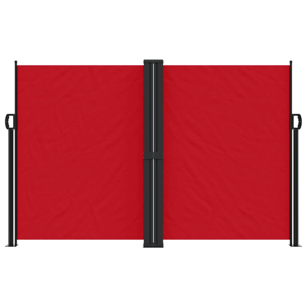 Vidaxl windscherm uittrekbaar 160x1200 cm rood