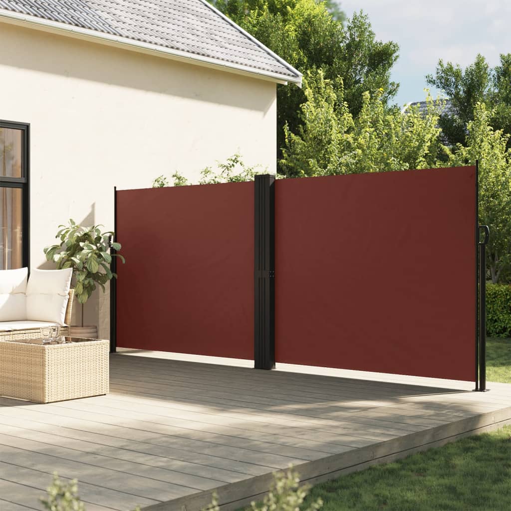 Vidaxl forrude udvides 160x1200 cm brun