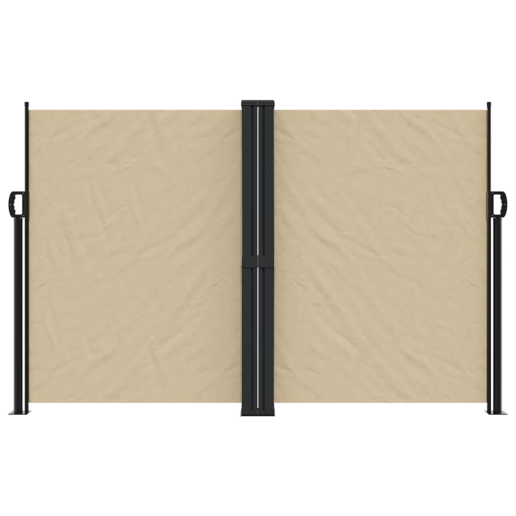 VidaXL Windscherm uittrekbaar 160x1200 cm beige