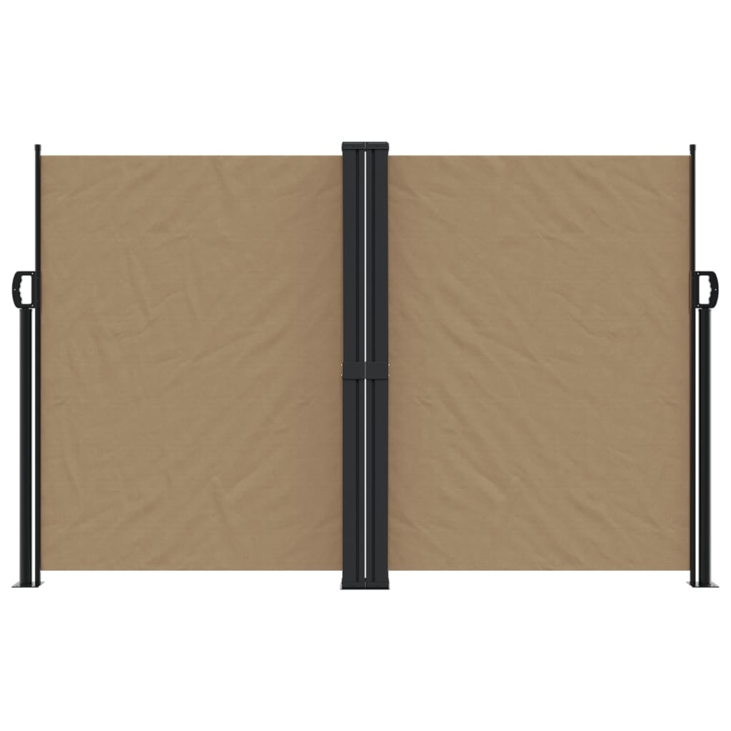 Vidaxl Windshield utvidbar 160x1200 cm taupe