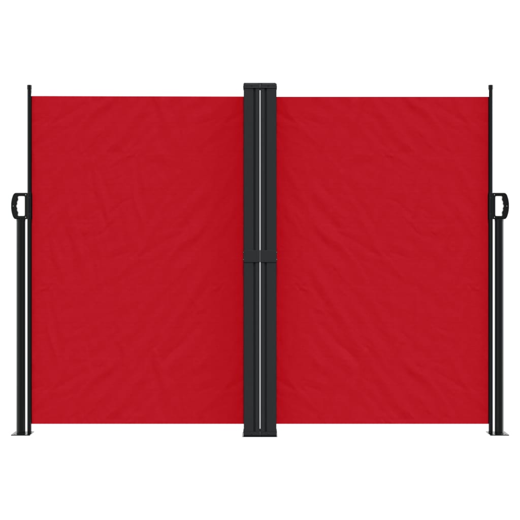 Vidaxl windscherm uittrekbaar 180x1200 cm rood