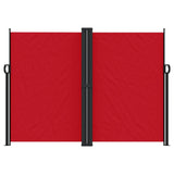 Pare-brise Vidaxl extensible 180x1200 cm rouge