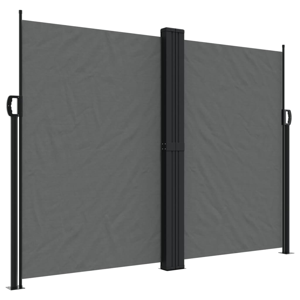 VidaXL Garden screen Extendable 180x1200 cm Anthracite -colored