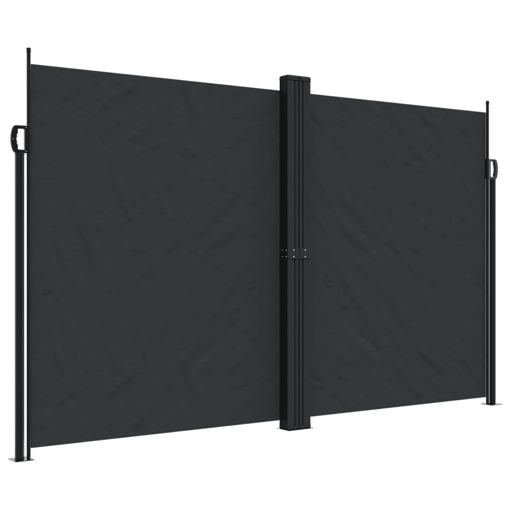 Vidaxl Garden Screen Extentable 200x1200 cm svart