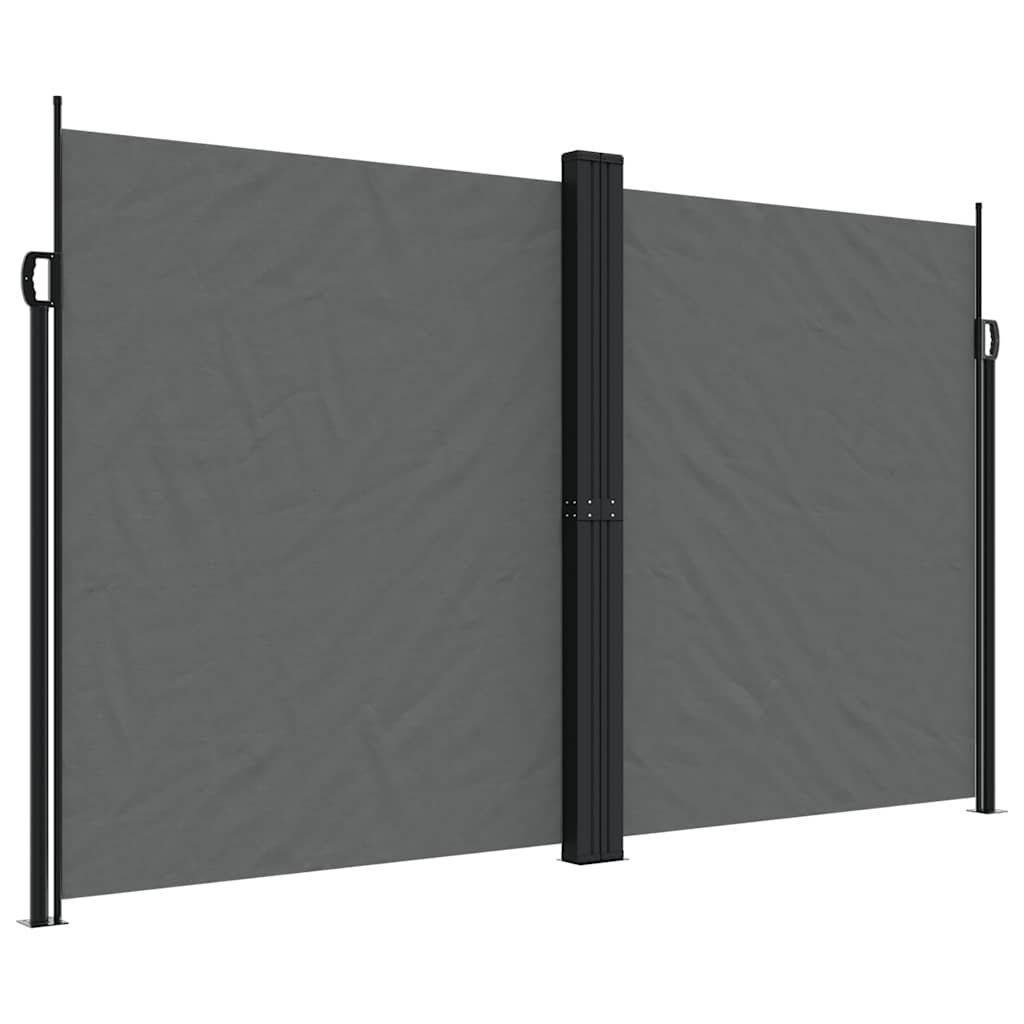 Vidaxl Garden Screen Extendable 200x1200 cm Anthracite -farget