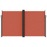 VidaXL Windshield Extendable 200x1200 cm Terracotta -colored