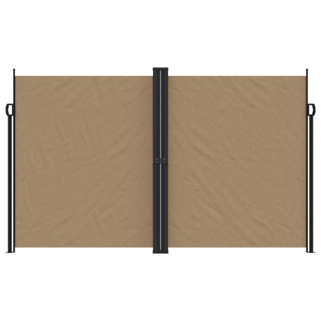 VidaXL Windshield Extendable 200x1200 cm Taupe