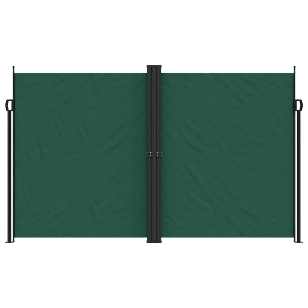 VidaXL Windshield Extendable 200x1200 cm dark green