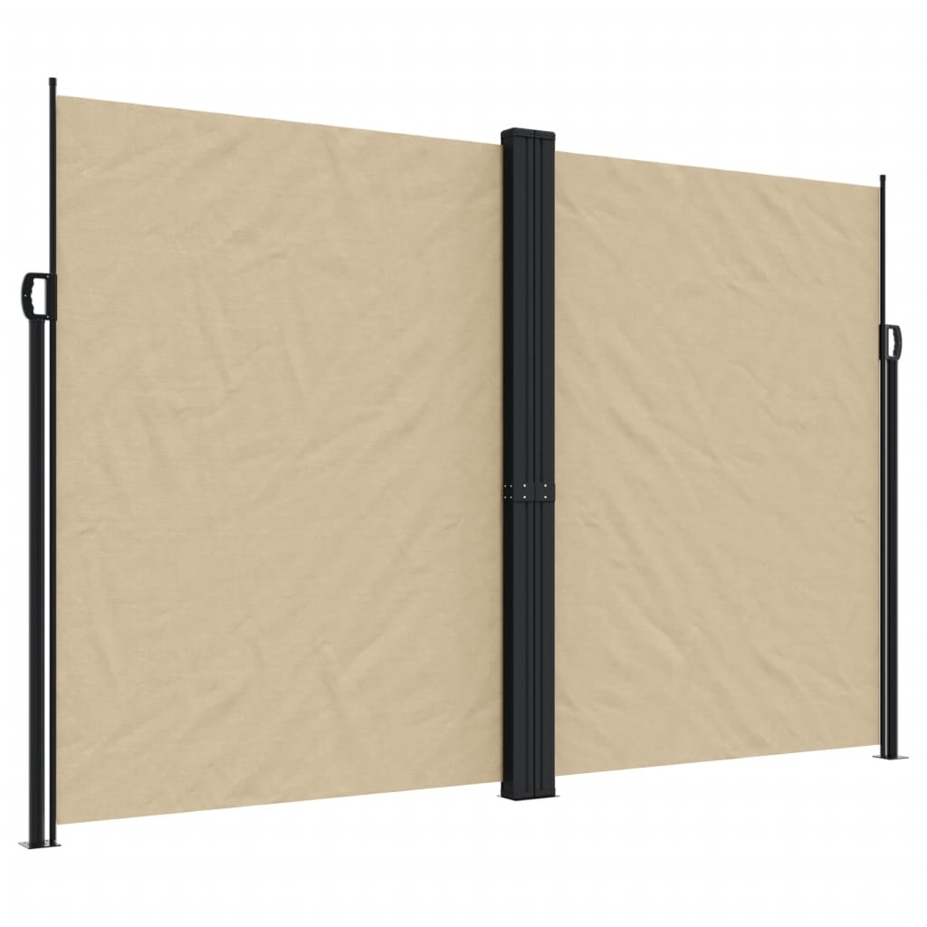 Pare-brise Vidaxl extensible 220x1200 cm beige