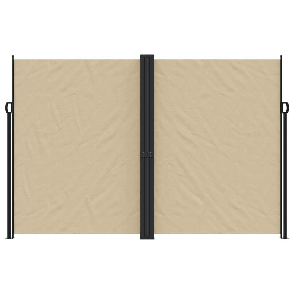 VidaXL Windscherm uittrekbaar 220x1200 cm beige