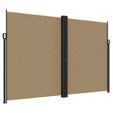 VidaXL Windscherm uittrekbaar 220x1200 cm taupe