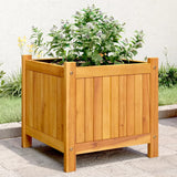 Vidaxl -planter med fôr 42x42x40 cm Solid Acacia Wood