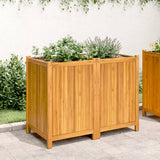 Vidaxl Planter mat der Laascht 100x50x75 cm Solacia Wood