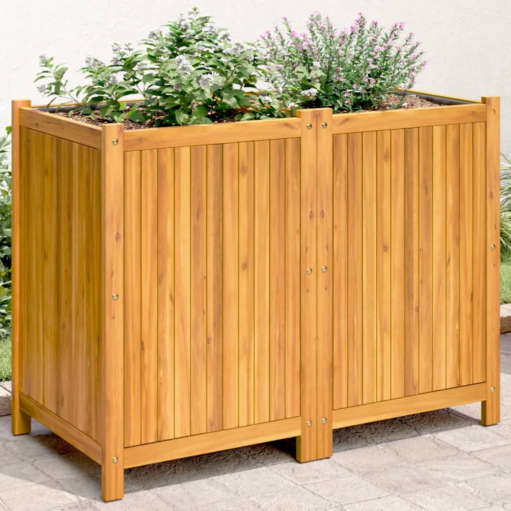 Vidaxl Planter mat der Laascht 100x50x75 cm Solacia Wood