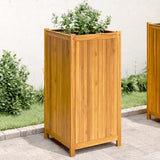 Vidaxl Planter med foder 50x50x100 cm fast acacia -trä