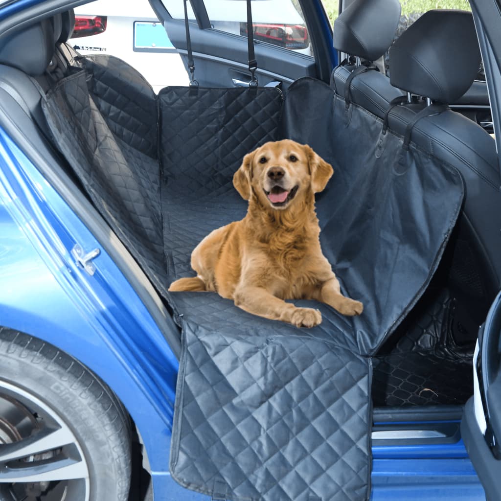 Vidaxl Car Seat Cover for Dogs 137x46x50 Cm Black