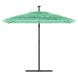 VIDAXL -Parasol mit Stahlpol 246x246x230 cm Grün