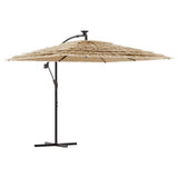 Vidaxl parasol met stalen paal 290x290x238 cm bruin