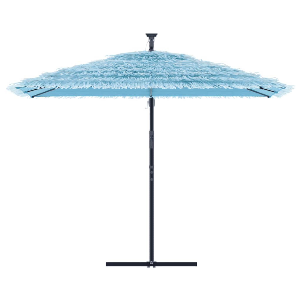 Vidaxl Parasol z jekleno palico 290x290x238 cm modre