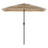 Vidaxl Parasol z jekleno palico 248x248x248 cm rjava