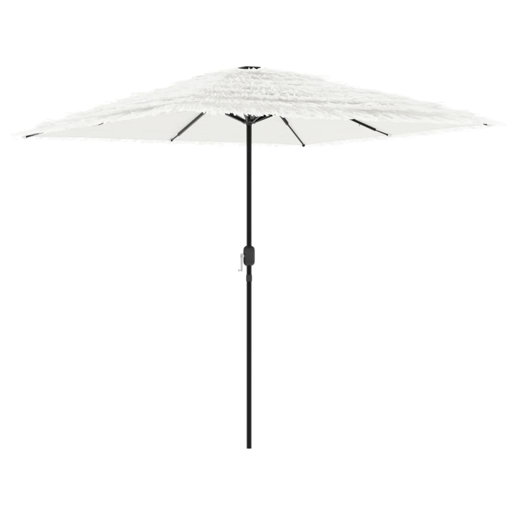 Vidaxl Parasol med stålstang 248x248x248 cm hvid