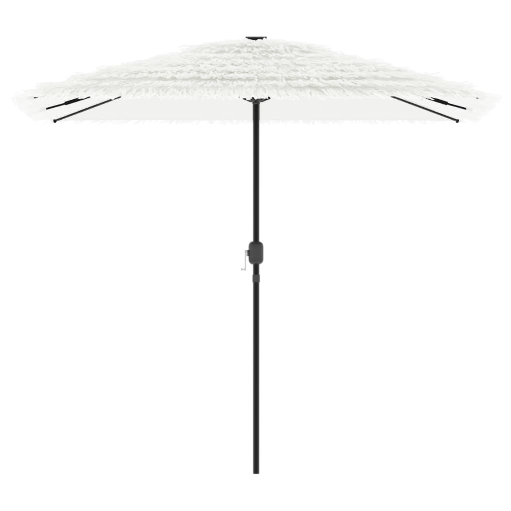 Vidaxl Parasol ze stalowym słupem 248x248x248 cm biały