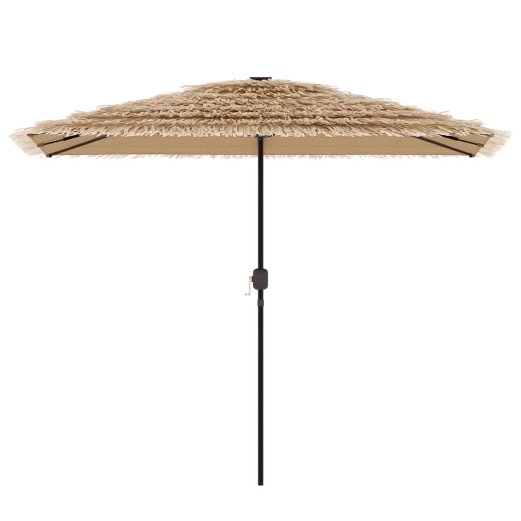 Vidaxl parasol s ocelovým pólem 300x200x250 cm hnědá