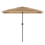 Vidaxl Parasol z jekleno palico 300x200x250 cm rjava