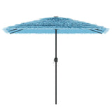 VIDAXL -Parasol mit Stahlpol 300x200x250 cm Blau