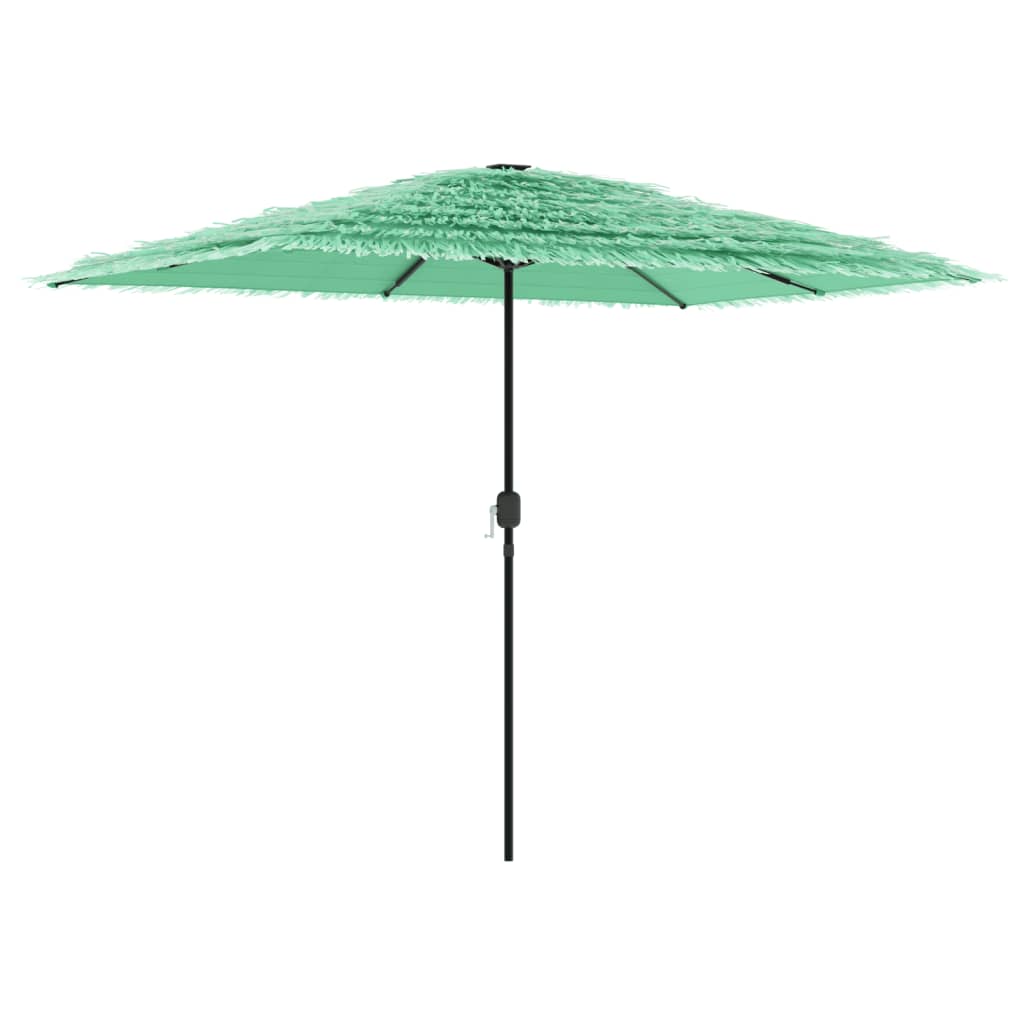 Vidaxl -parasol med stålstang 300x200x250 cm grønn