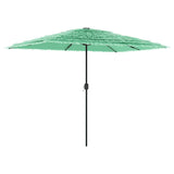 Vidaxl parasol s ocelovým pólem 300x200x250 cm zelená