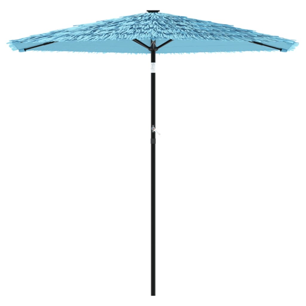 Vidaxl Parasol med stålstang 223x223x213 cm blå