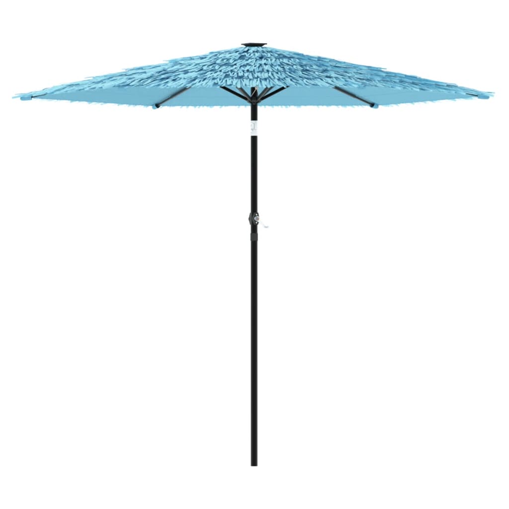 Vidaxl Parasol med stålstang 268x268x226 cm blå