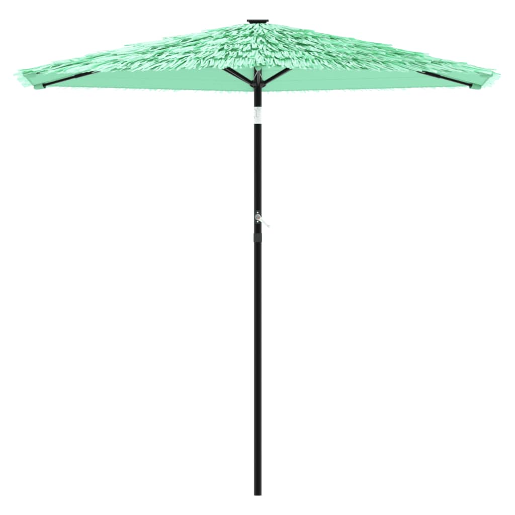 Vidaxl parasol avec poteau en acier 268x268x226 cm vert