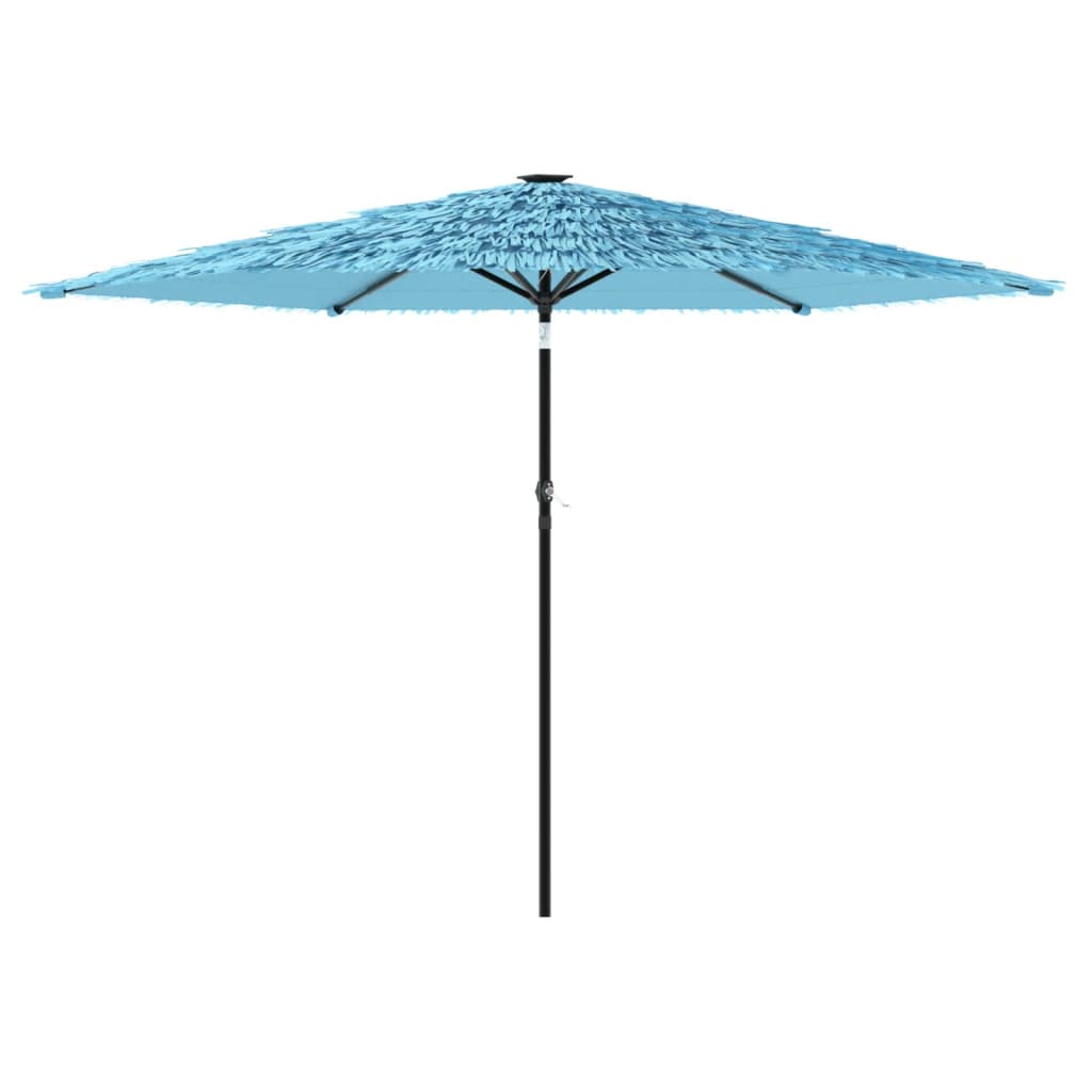 Vidaxl Parasol z jeklenim drogom 288x288x225 cm modra