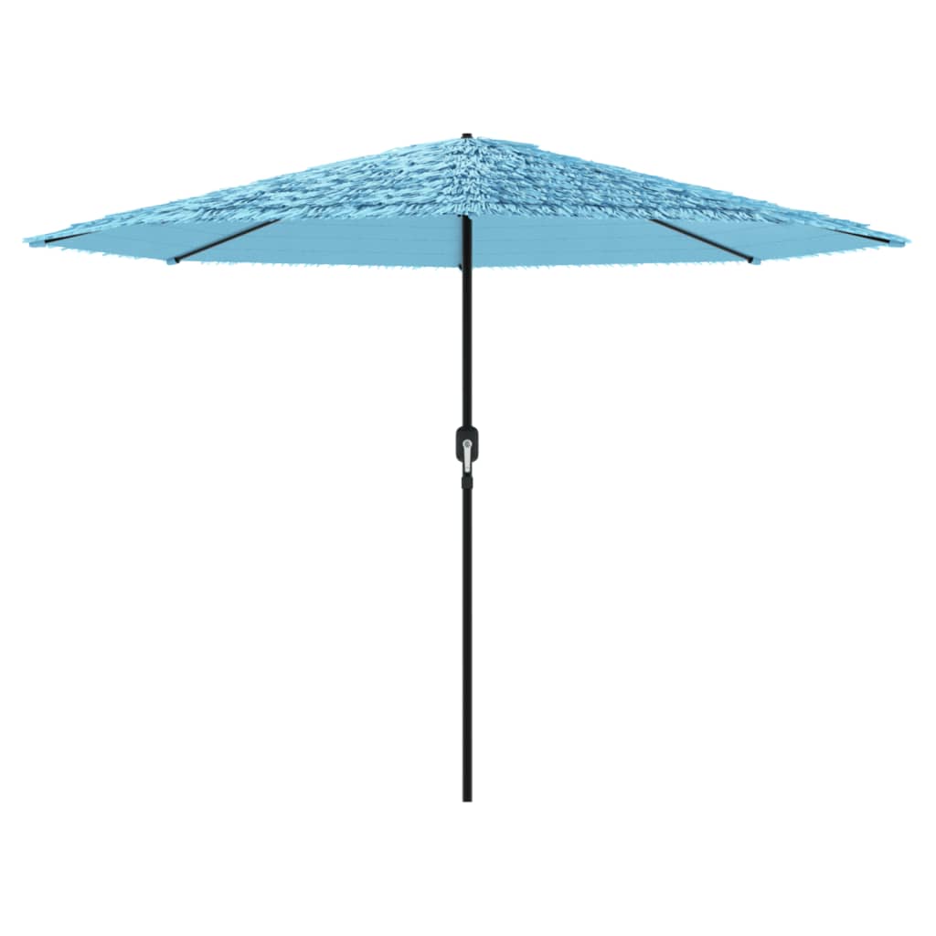 Vidaxl Parasol med stålstang 324x324x247 cm blå