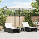 Vidaxl parasol s ocelovým pólem 324x324x247 cm bílá