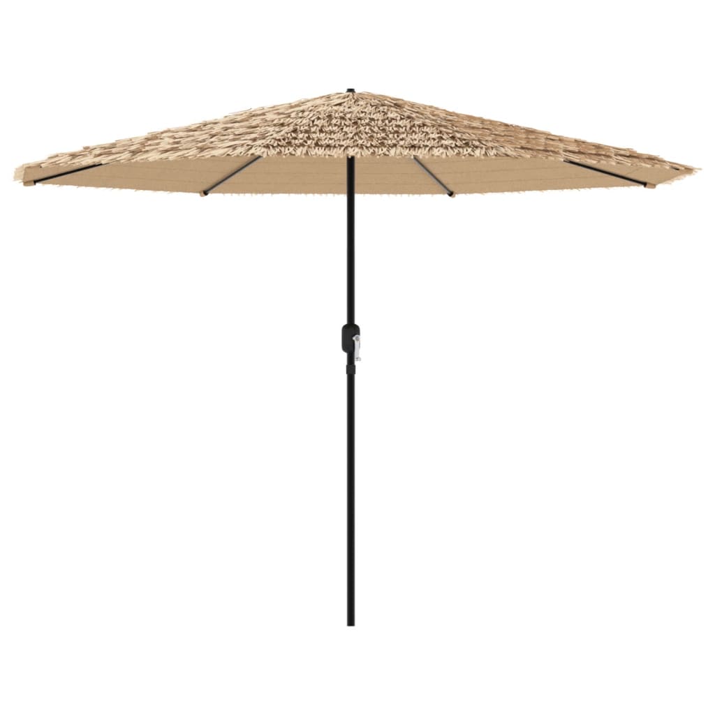 BIDAXL PARASOL MED STEEL POLE 388X388X248 CM BRUN