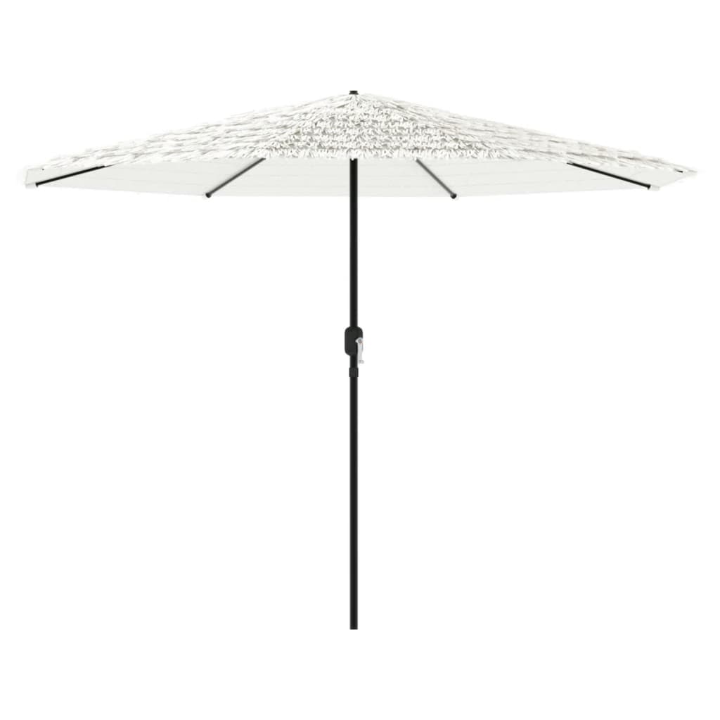 VIDAXL -Parasol mit Stahlpol 388x388x248 cm Weiß