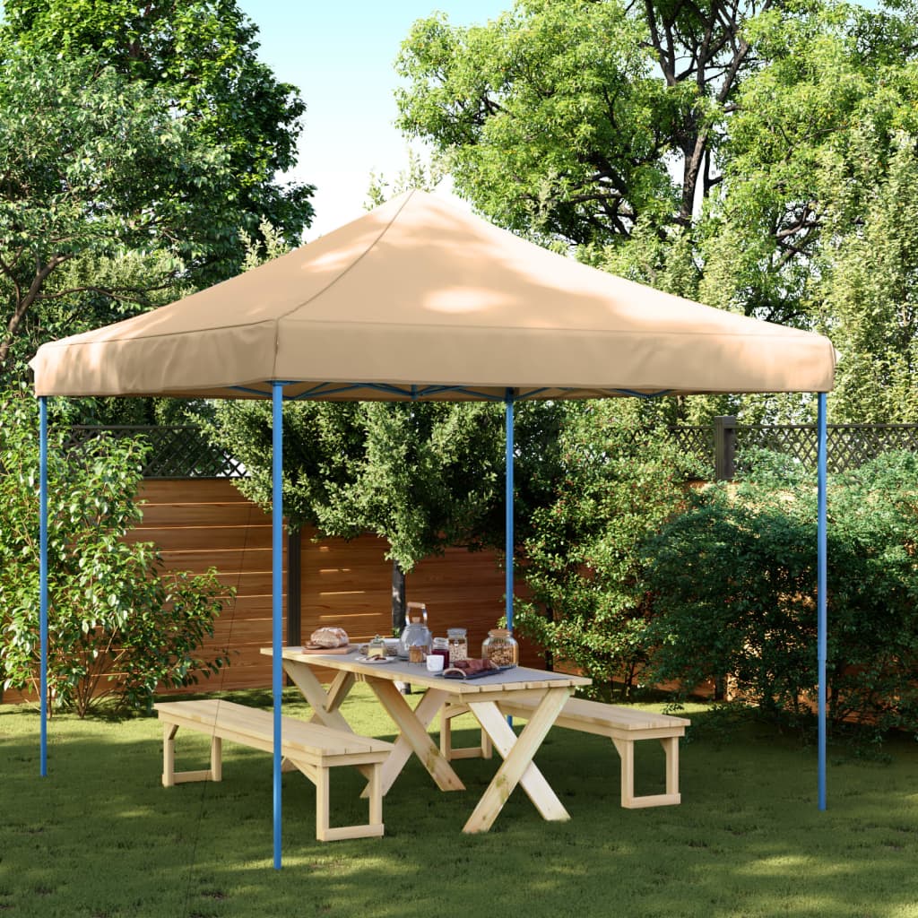 Vidaxl PartyTent foldbar pop-up 292x292x315 cm beige