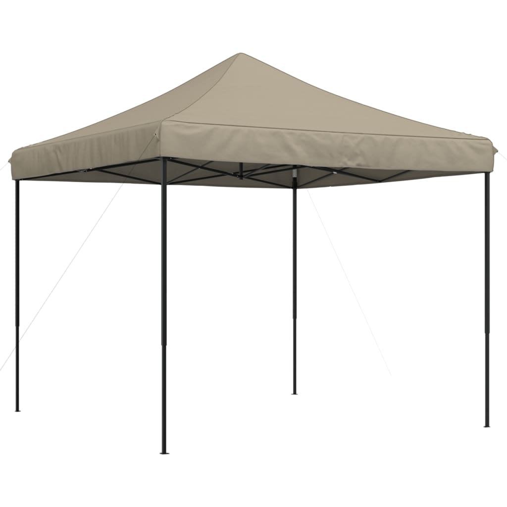 Vidaxl PartyTent foldbar pop-up 292x292x315 cm taupe