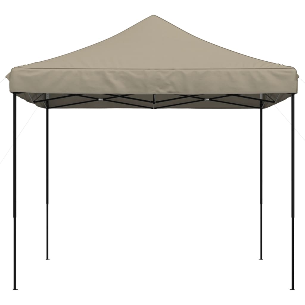 Vidaxl Partytent zložljivo pojavno okno 292x292x315 cm taupe