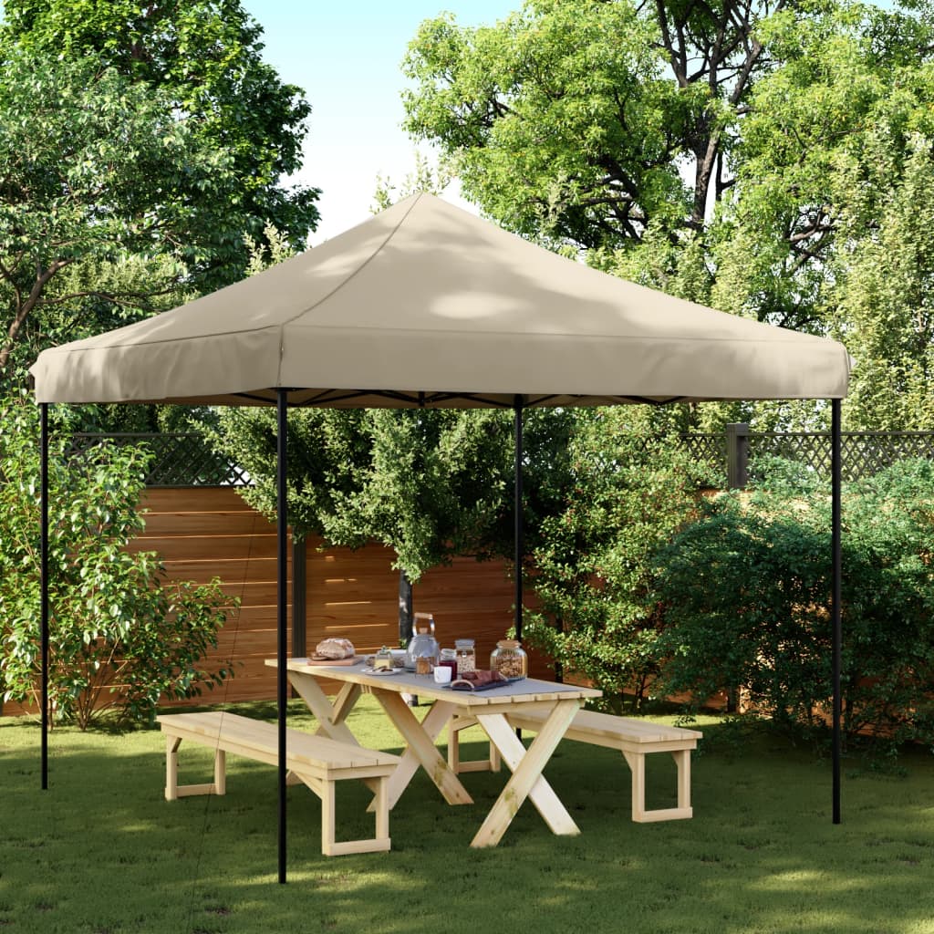 Vidaxl Partytent Foldable Pop-Up 292x292x315 cm Taupe