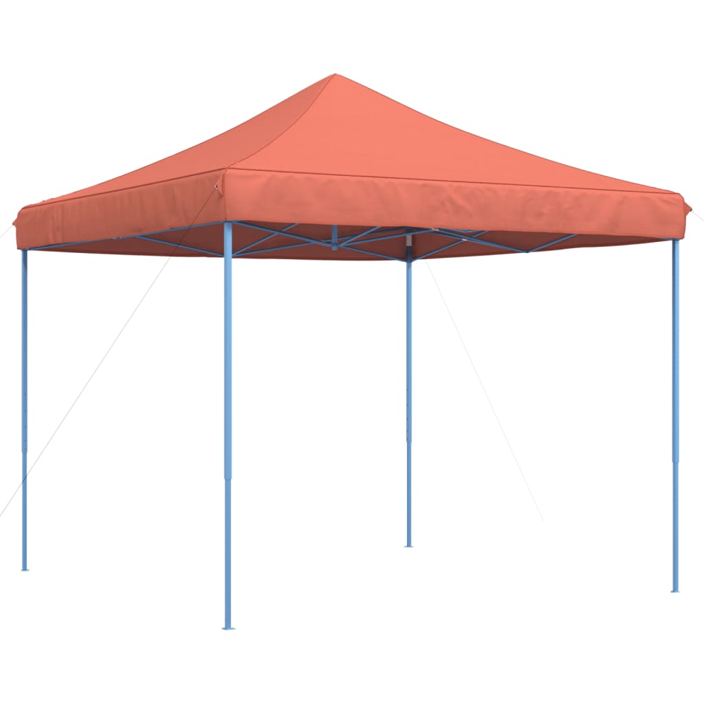 Vidaxl Partyentalt flappbar Pop-up 292x292x315 cm Terracotta