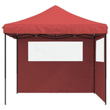 Vidaxl PartyTent Skládací vyskakovací okno se 2 bočními stěnami Bordeaux Red