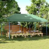 Vidaxl Partytent zložljivo pojavno okno 580x292x315 cm rjava