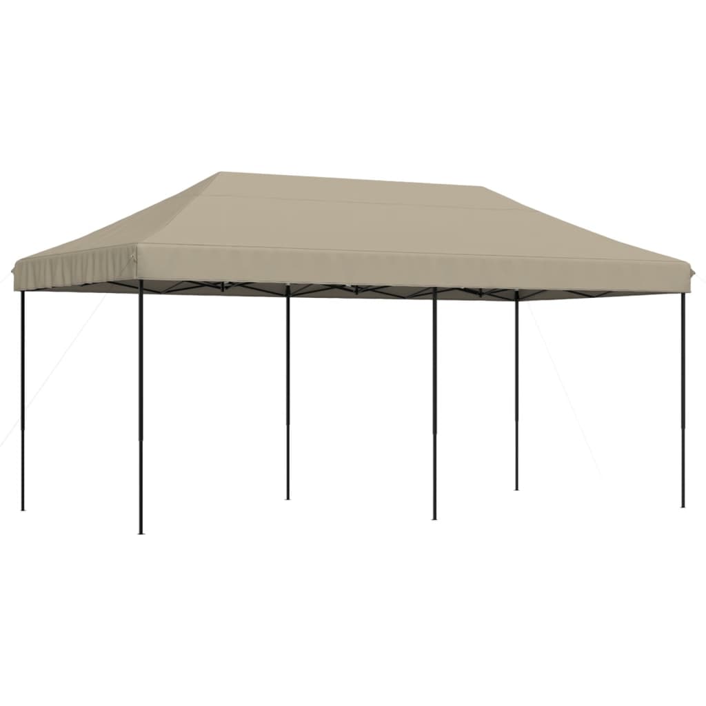 Vidaxl PartyTent Flowtable vyskakovací okno 580x292x315 cm taupe