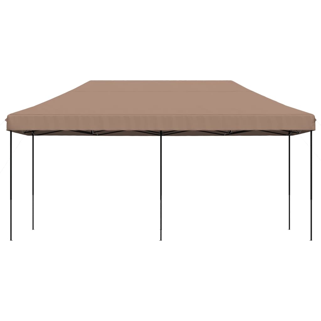 Vidaxl Parttent sammenfoldelig pop-up 580x292x315 cm brun