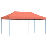 Vidaxl PartyTent foldbar pop-up 580x292x315 cm terrakotta